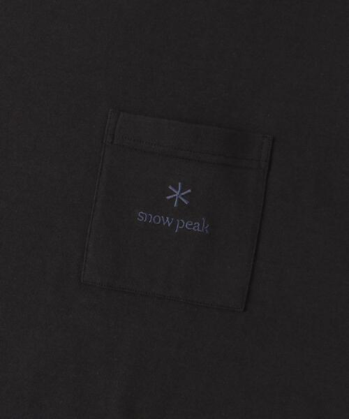 Snow Peak（スノーピーク）の「『別注』Snow Peak Apparel×DOORS　Pocket Logo T-shirts（Tシャツ/カットソー・メンズ・ホワイト/ブラック/グレー/ベージュ・MEDIUM/LARGE/X-LARGE）」の19枚目の写真