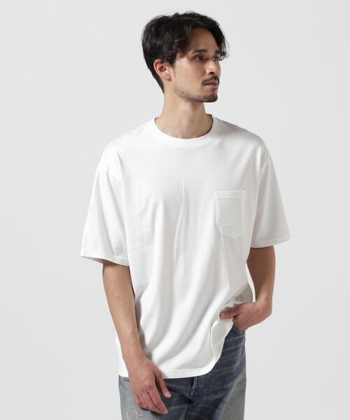 DENHAM(デンハム)の「DENHAM/デンハム/MIJ BASIC 7 POCKET SS TEE(Tシャツ/カットソー・メンズ・グレー/ネイビー/ブラック/ホワイト・S/M/L/XL)」の1枚目の写真