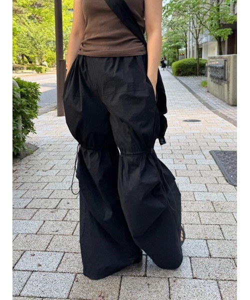 styling/（スタイリング）の「【S/S(エスバイエス)】＜ウォッシャブル・撥水＞イージーパンツ（その他パンツ・レディース・ライトグレー/ホワイト/ブラック・1/0）」の3枚目の写真