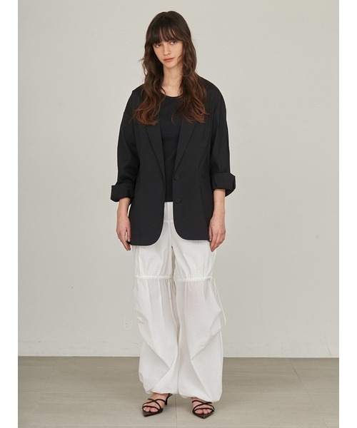 styling/（スタイリング）の「【S/S(エスバイエス)】＜ウォッシャブル・撥水＞イージーパンツ（その他パンツ・レディース・ライトグレー/ホワイト/ブラック・1/0）」の10枚目の写真