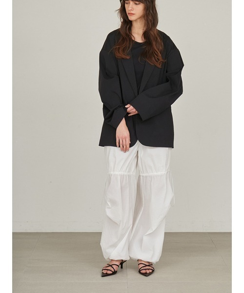 styling/（スタイリング）の「【S/S(エスバイエス)】＜ウォッシャブル・撥水＞イージーパンツ（その他パンツ・レディース・ライトグレー/ホワイト/ブラック・1/0）」の11枚目の写真