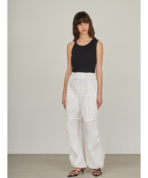 styling/（スタイリング）の「【S/S(エスバイエス)】＜ウォッシャブル・撥水＞イージーパンツ（その他パンツ・レディース・ライトグレー/ホワイト/ブラック・1/0）」の4枚目の写真