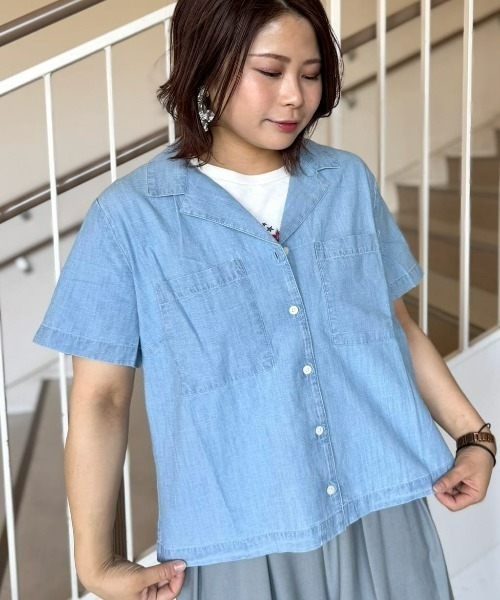 ブラウス シャツ 「Levi's」開襟シャツ レディース Levi's】開襟シャツ（シャツ/ブラウス）｜Levi's（リーバイス