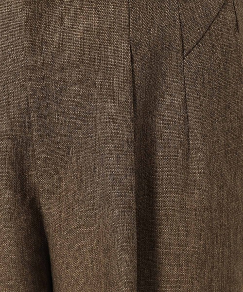 mysty woman（ミスティウーマン）の「［追加1］パターン切り替えストレートパンツ 497415（その他パンツ・レディース・グレー/ベージュ/ブラウン・FREE）」の18枚目の写真