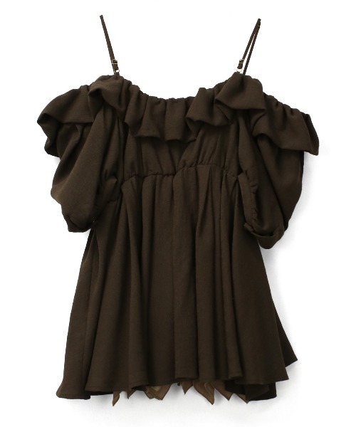 コエル COEL 2WAYリボンシアーシャツ （ブラック） COEL Online Storeリボンシアーブラウス(F オフホワイト): TOPS