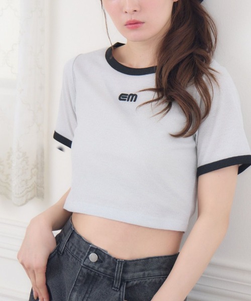 セール】リンガーラメテレコCT（Tシャツ/カットソー）｜ems