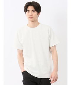 ＜6(ROKU)＞ネック コード Tシャツ　ホワイト 6(ROKU)＞ネック コード Tシャツ