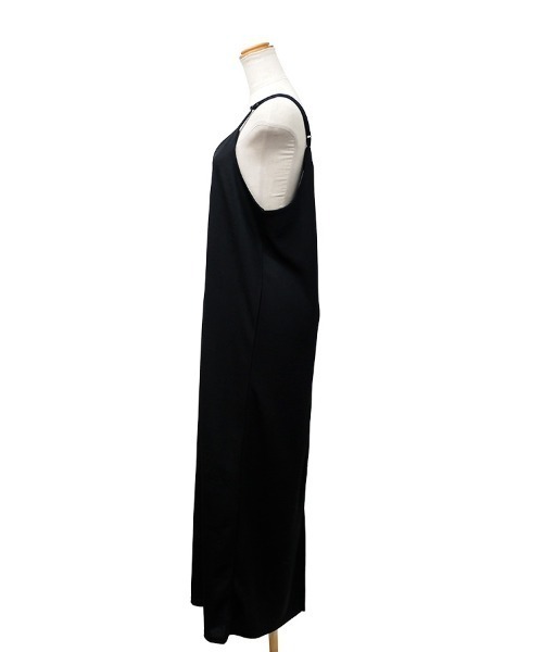 CLOTHY(クロシィ)の「【コーディネートいろいろ広がる♪】フクレキャミワンピース(ワンピース・レディース・チャコールグレー/ブラック・MEDIUM)」の10枚目の写真