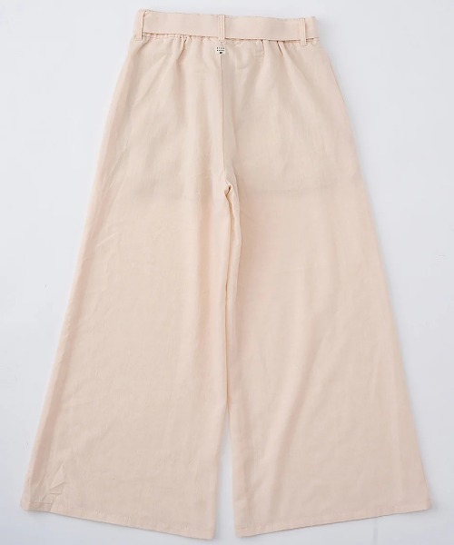 BILLABONG(ビラボン)の「BILLABONG レディース 【CHILLWEAR】 POLY LINEN LONG PANTS ロングパンツ 【2025年夏モデル】/ビラボンセットアップ対応ウエストゴムロングワイドパンツ(その他パンツ・レディース・ベージュ/ピンク系その他・MEDIUM/LARGE)」の11枚目の写真