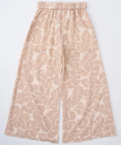 BILLABONG(ビラボン)の「BILLABONG レディース 【CHILLWEAR】 POLY LINEN LONG PANTS ロングパンツ 【2025年夏モデル】/ビラボンセットアップ対応ウエストゴムロングワイドパンツ(その他パンツ・レディース・ベージュ/ピンク系その他・MEDIUM/LARGE)」の4枚目の写真