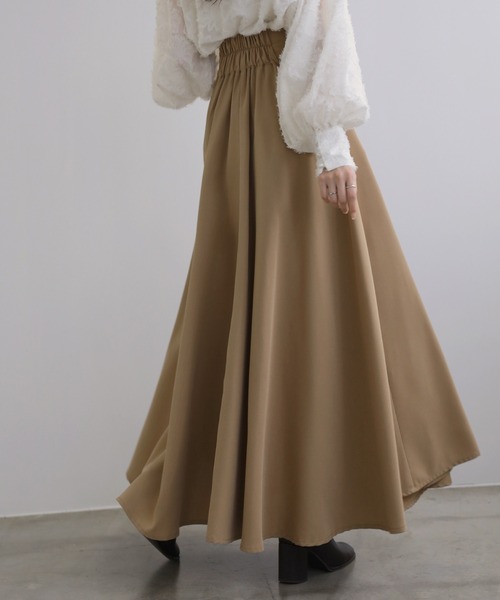 セール】ハイウエストボリュームフレアスカート（スカート