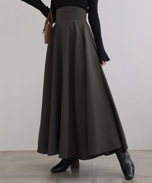 セール】ハイウエストボリュームフレアスカート（スカート