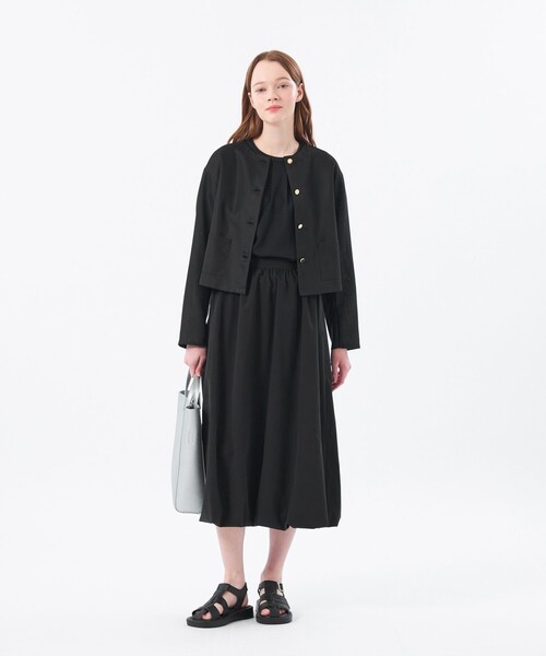 MACKINTOSH PHILOSOPHY（ﾏｯｷﾝﾄｯｼｭ ﾌｨﾛｿﾌｨｰ）の「ROYTONジャケット（カーディガン/ボレロ・レディース・ホワイト系その他/ブラック・36/40/38）」の4枚目の写真