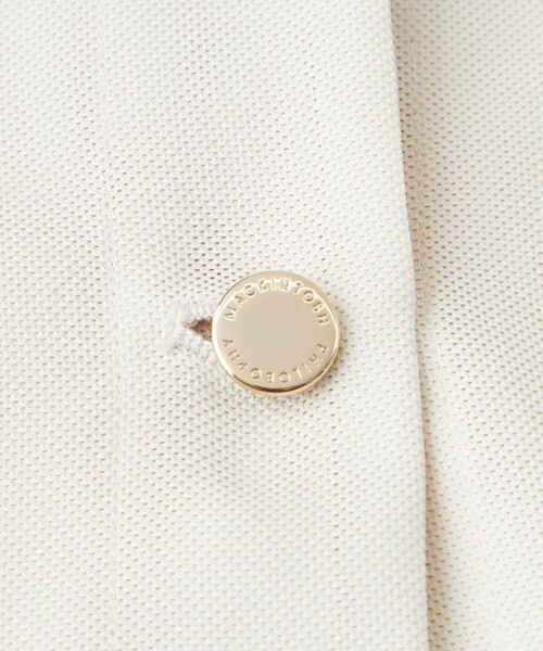 MACKINTOSH PHILOSOPHY（ﾏｯｷﾝﾄｯｼｭ ﾌｨﾛｿﾌｨｰ）の「ROYTONジャケット（カーディガン/ボレロ・レディース・ホワイト系その他/ブラック・36/40/38）」の9枚目の写真