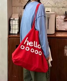 helloロゴトートバッグ