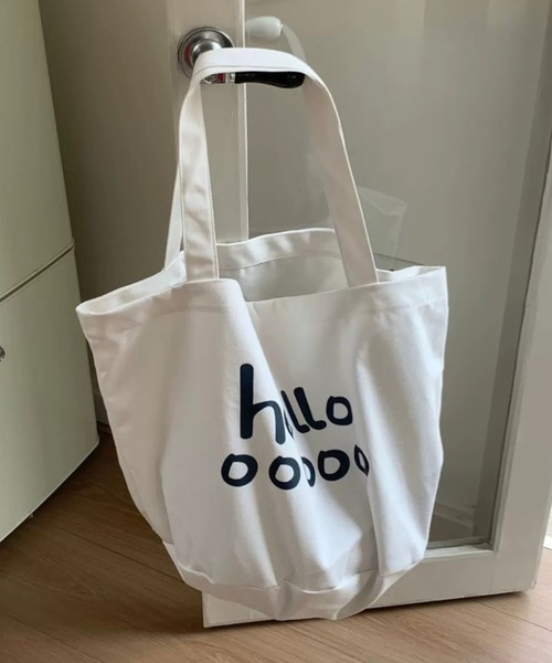 Vipoa(ヴィポア)の「helloロゴトートバッグ(トートバッグ・レディース・パープル/ブルー/ホワイト/レッド/ブラック/オレンジ/レッド系その他/ブルー系その他/グリーン系その他・FREE)」の13枚目の写真