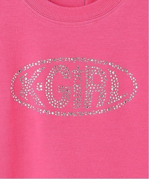 X-girl Stages(エックスガールステージス)の「ラインストーンロゴノースリーブトップス(タンクトップ・キッズ・ブラック/オフホワイト/スモークピンク・110cm/100cm/90cm/140cm/130cm/120cm)」の7枚目の写真