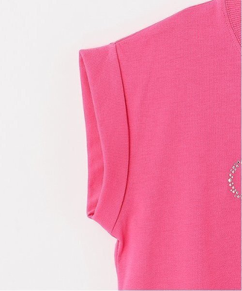 X-girl Stages(エックスガールステージス)の「ラインストーンロゴノースリーブトップス(タンクトップ・キッズ・ブラック/オフホワイト/スモークピンク・110cm/100cm/90cm/140cm/130cm/120cm)」の8枚目の写真