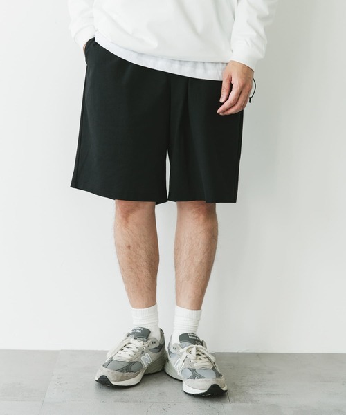 URBAN RESEARCH DOORS（アーバンリサーチドアーズ）の「『吸水速乾/接触冷感/イージーケア』クイックドライ ワッフルメッシュ ショーツ（その他パンツ・メンズ・ブラック/ブルー系その他/ライトグレー・MEDIUM/LARGE）」の14枚目の写真