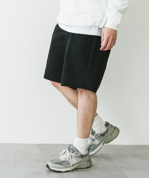 URBAN RESEARCH DOORS（アーバンリサーチドアーズ）の「『吸水速乾/接触冷感/イージーケア』クイックドライ ワッフルメッシュ ショーツ（その他パンツ・メンズ・ブラック/ブルー系その他/ライトグレー・MEDIUM/LARGE）」の15枚目の写真