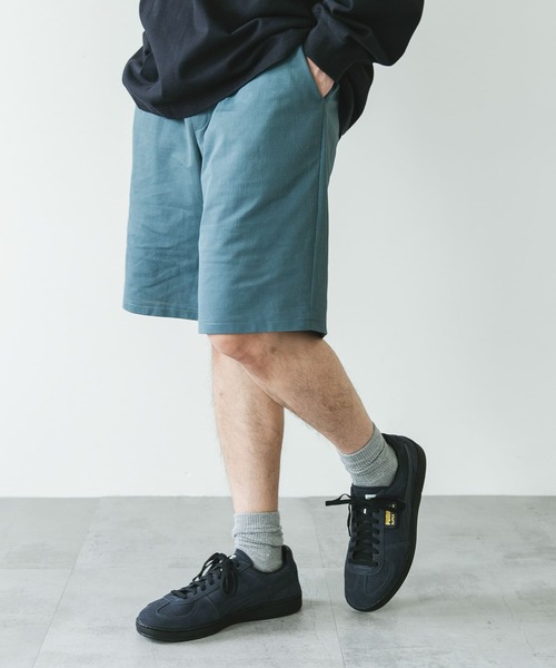 URBAN RESEARCH DOORS（アーバンリサーチドアーズ）の「『吸水速乾/接触冷感/イージーケア』クイックドライ ワッフルメッシュ ショーツ（その他パンツ・メンズ・ブラック/ブルー系その他/ライトグレー・MEDIUM/LARGE）」の18枚目の写真