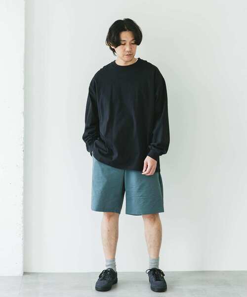 URBAN RESEARCH DOORS（アーバンリサーチドアーズ）の「『吸水速乾/接触冷感/イージーケア』クイックドライ ワッフルメッシュ ショーツ（その他パンツ・メンズ・ブラック/ブルー系その他/ライトグレー・MEDIUM/LARGE）」の21枚目の写真