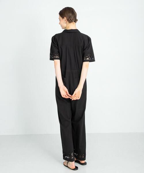 URBAN RESEARCH Sonny Label(アーバンリサーチサニーレーベル)の「エンブロイダリーコットンオールインワン(サロペット/オーバーオール・レディース・ブラック/ブラウン系その他・36/38)」の12枚目の写真