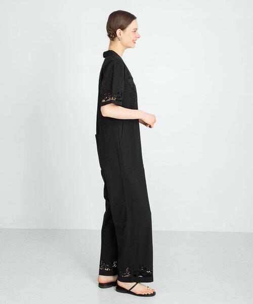 URBAN RESEARCH Sonny Label(アーバンリサーチサニーレーベル)の「エンブロイダリーコットンオールインワン(サロペット/オーバーオール・レディース・ブラック/ブラウン系その他・36/38)」の13枚目の写真