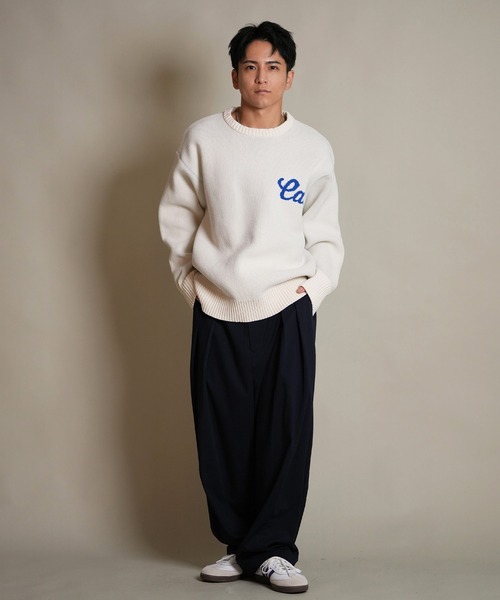 ムラサキスポーツ(ムラサキスポーツ)の「【ムラサキスポーツ限定】DEAR LAUREL/ディアローレル セーター/ニット D25F-1301(ニット/セーター・メンズ・ピンク/ホワイト/ベージュ/ブラック・L/M)」の8枚目の写真
