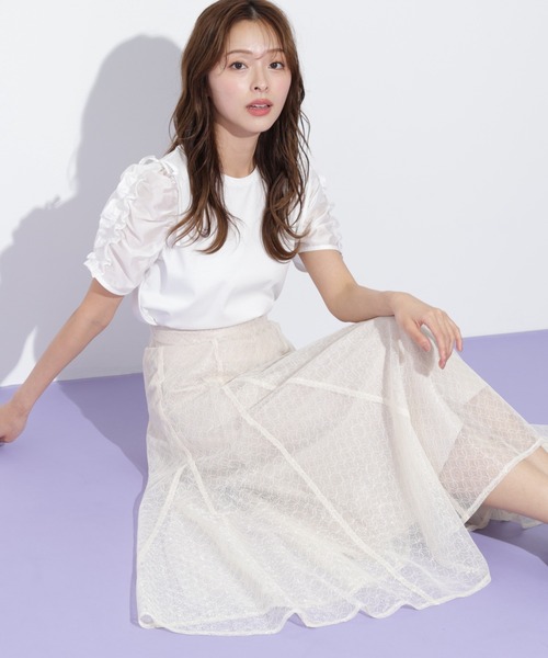 JILL by JILL STUART フレアスカート 新品未使用 JILL by STUART スカート ボンディングフレアスカート