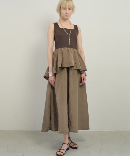 Muel Chic（ミュエルシック）の「Buell onepiece ビューエルワンピース（ワンピース・レディース・ブラック系/ホワイト系/ブラウン系・MEDIUM/SMALL）」の10枚目の写真