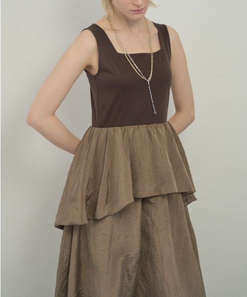 Muel Chic（ミュエルシック）の「Buell onepiece ビューエルワンピース（ワンピース・レディース・ブラック系/ホワイト系/ブラウン系・MEDIUM/SMALL）」の9枚目の写真