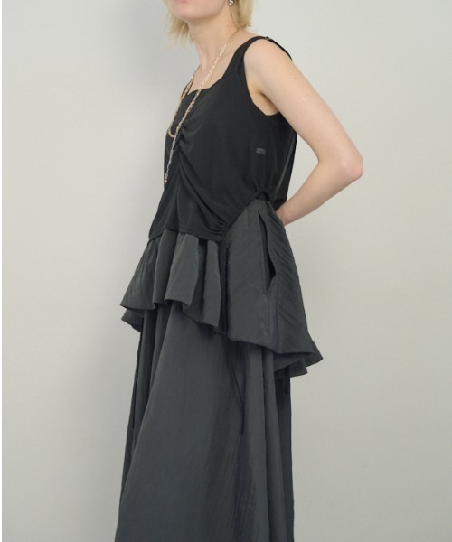 Muel Chic（ミュエルシック）の「Buell onepiece ビューエルワンピース（ワンピース・レディース・ブラック系/ホワイト系/ブラウン系・MEDIUM/SMALL）」の16枚目の写真