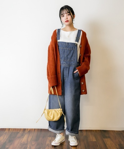 RCD（アールシーディー）の「大人カジュアルデニムサロペット（サロペット/オーバーオール・レディース・ブルー/ネイビー/ライトブルー/ダークネイビー/グレー系その他6・LL/M/L）」の9枚目の写真