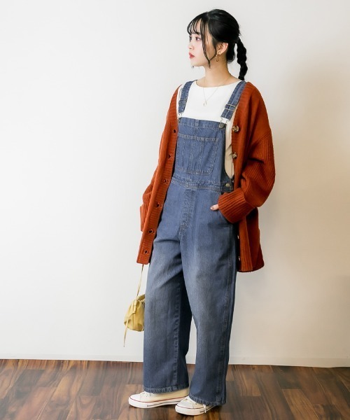 RCD（アールシーディー）の「大人カジュアルデニムサロペット（サロペット/オーバーオール・レディース・ブルー/ネイビー/ライトブルー/ダークネイビー/グレー系その他6・LL/M/L）」の10枚目の写真