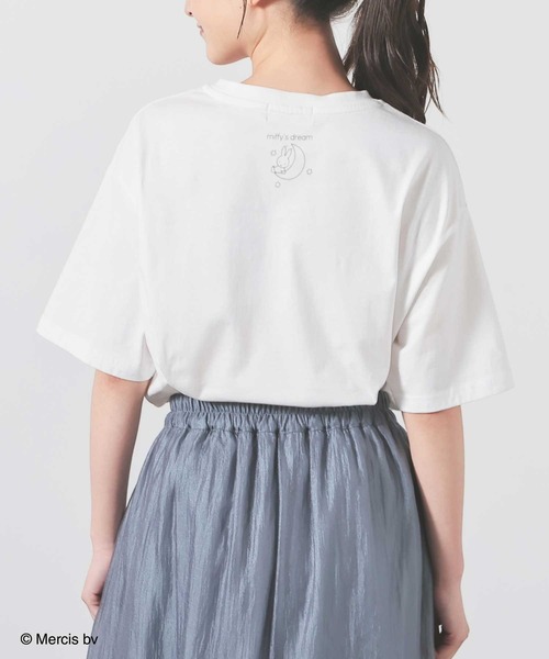Honeys(ハニーズ)の「【UVカット】ミッフィー/ゆるTシャツ(Tシャツ/カットソー・レディース・ホワイト/ピンク/モカ/ネイビー/ミント/オートミール/スミクロ・LL/L/M/S/SS)」の17枚目の写真
