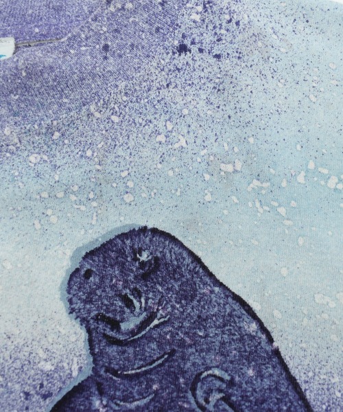 LABORATORY R(ラボラトリーアール)の「【USED】90’s DEEP SEA “manatee” アニマル Tシャツ USA製(Tシャツ/カットソー・メンズ・ブルー・LARGE)」の6枚目の写真