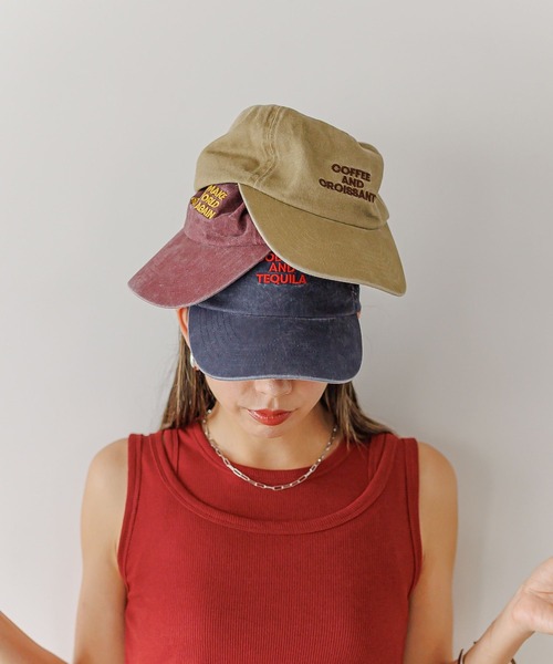 BAYFLOW（ベイフロー）の「[ユニセックス]ヴィンテージロゴ刺繍キャップ（キャップ・レディース・ベージュ/ネイビー/バーガンディー・FREE）」の16枚目の写真