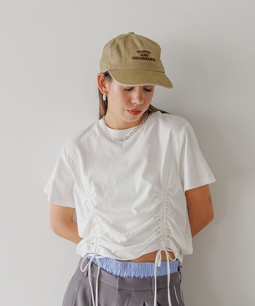 BAYFLOW（ベイフロー）の「[ユニセックス]ヴィンテージロゴ刺繍キャップ（キャップ・レディース・ベージュ/ネイビー/バーガンディー・FREE）」の14枚目の写真