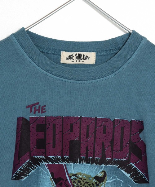 MAKE YOUR DAY(メイクユアデイ)の「レオパードロック製品染め長袖Tシャツ■パパサイズ(Tシャツ/カットソー・メンズ・ブルー/チャコールグレー・L/M)」の12枚目の写真