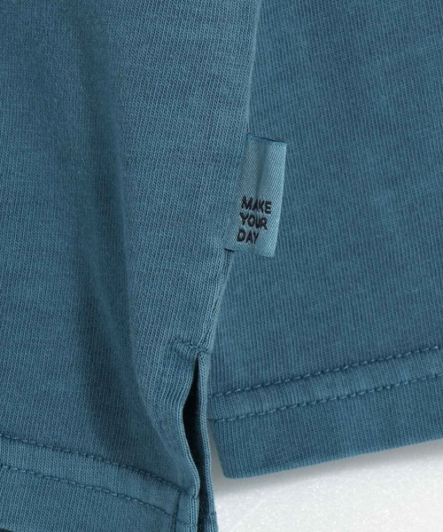 MAKE YOUR DAY(メイクユアデイ)の「レオパードロック製品染め長袖Tシャツ■パパサイズ(Tシャツ/カットソー・メンズ・ブルー/チャコールグレー・L/M)」の15枚目の写真