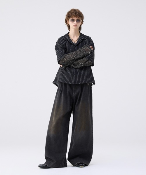 soerte ルーズスラブメッシュニットプルオーバー ベージュ 3 loose cotton linen mesh knit/ルーズコットンリネンメッシュ
