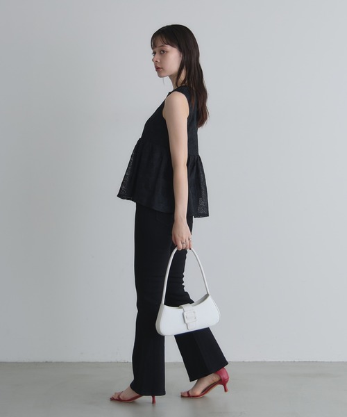 限定セール　23区　R トップス　ペプラム　46 ペプラム トップス 長袖[品番：GW000004674]｜Growing Rich