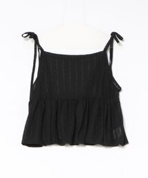 ビスチェ フリル」に該当するブラック/黒色系のファッション通販