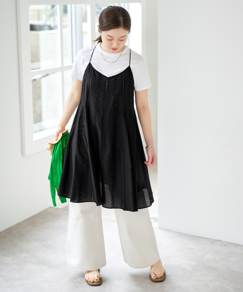 IENA(イエナ)の「コットンシルクキャミソール(シャツ/ブラウス・レディース・ブラック・FREE)」の15枚目の写真