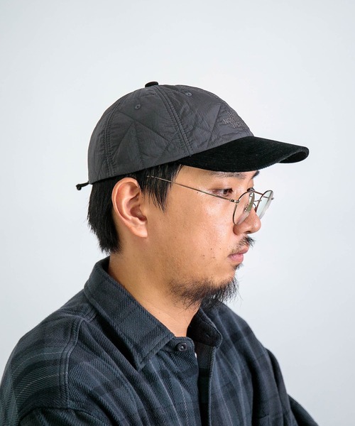 THE NORTH FACE PURPLE LABEL（ザ ノースフェイス パープルレーベル）の「[THE NORTH FACE PURPLE LABEL] Quilting Field Cap（キャップ・メンズ・ダークグレー/ブラック・FREE）」の5枚目の写真
