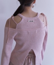 新品・HONEY MI HONEY ハニーミーハニー・チュールトップス・ピンクF HONEY MI HONEY｜ハニーミーハニー（レディース）のトップス