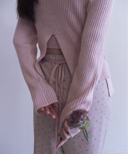 HONEY MI HONEY(ハニーミーハニー)の「HONEY logo halter neck tops(タンクトップ・レディース・グレー/アイボリー/ピンク・FREE)」の12枚目の写真