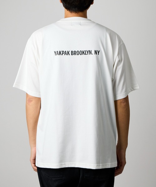 YAKPAK(ヤックパック)の「【 YAKPAK / ヤックパック 】BKNY Tシャツ(Tシャツ/カットソー・メンズ・ホワイト/ブラック・LARGE/X-LARGE/MEDIUM)」の7枚目の写真