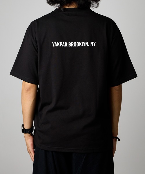 YAKPAK(ヤックパック)の「【 YAKPAK / ヤックパック 】BKNY Tシャツ(Tシャツ/カットソー・メンズ・ホワイト/ブラック・LARGE/X-LARGE/MEDIUM)」の3枚目の写真